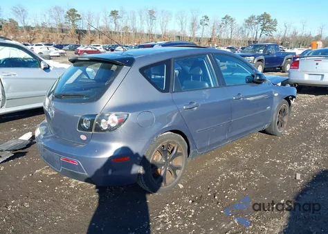 2007 Mazda Mazda3 S Touring z USA, uszkodzony, nr VIN JM1BK344371767640